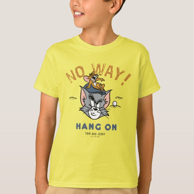Camiseta Tom y Jerry Golfing "De ninguna manera" (Anverso)