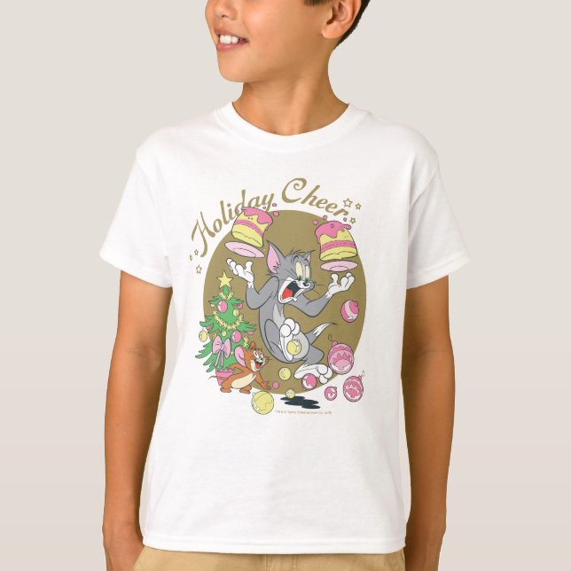 Camiseta Tom y Jerry Holiday Cheer (Anverso)