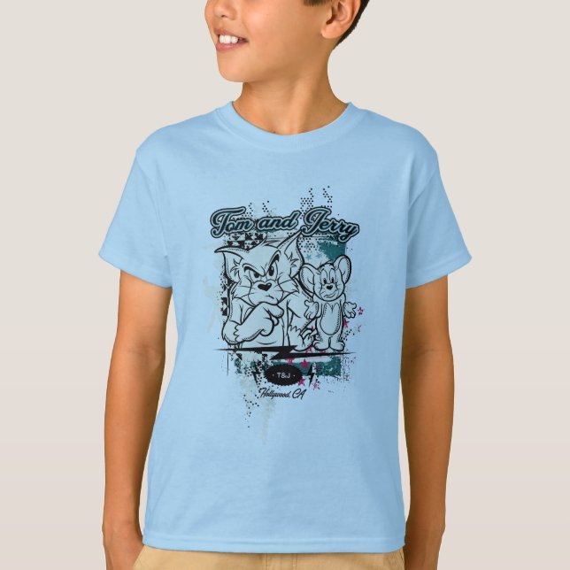 Camiseta Tom y Jerry Hollywood CA (Anverso)