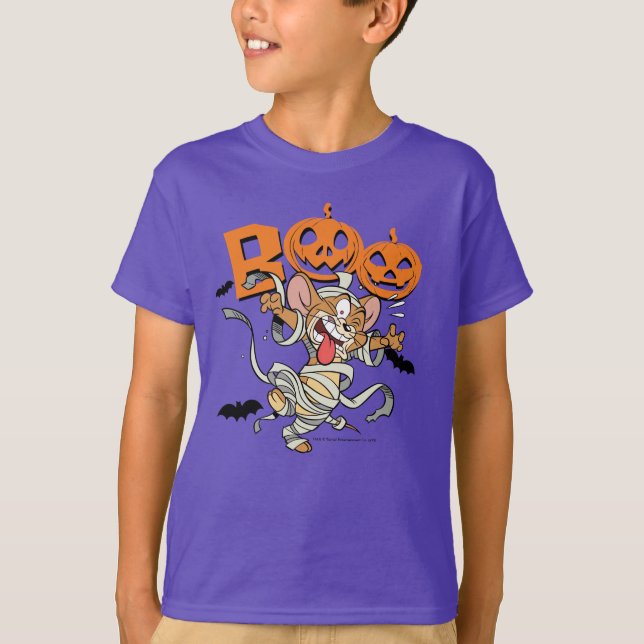 Camiseta Tom y Jerry | Jerry es tan asustado (Anverso)