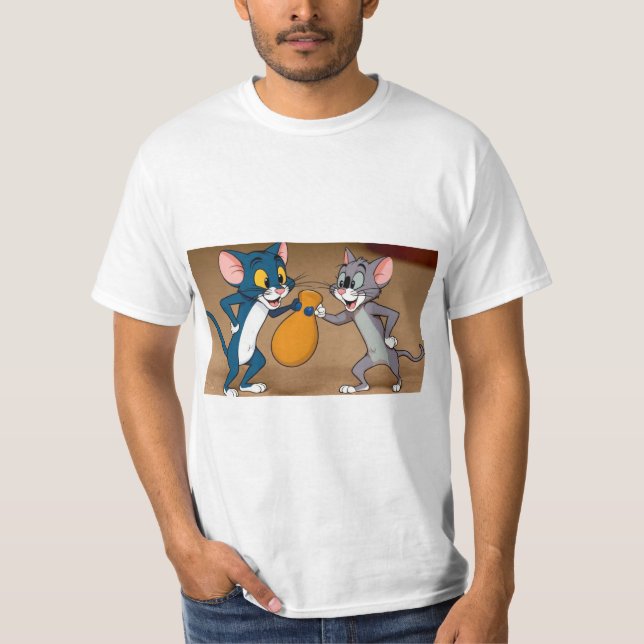 Camiseta Tom y Jerry Punch. (Anverso)