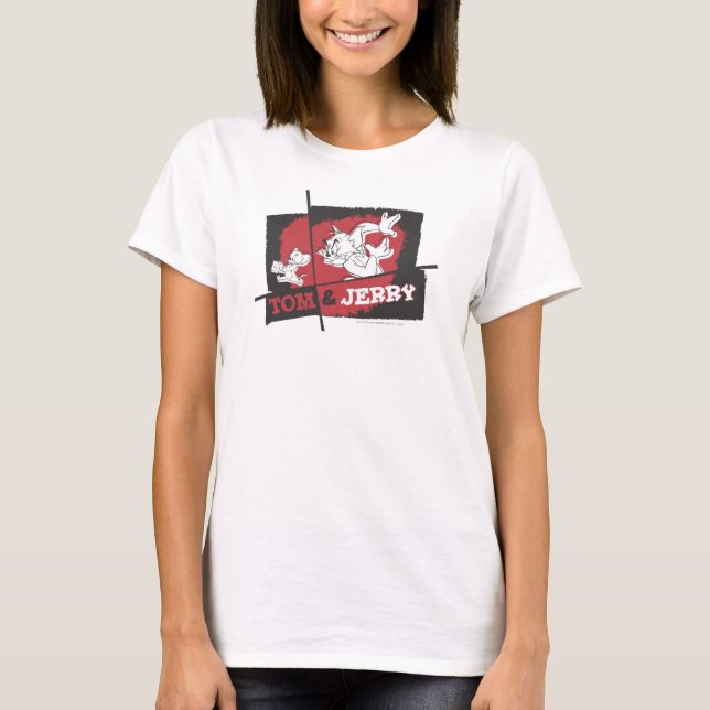 Camiseta Tom y Jerry Red y Black (Anverso)