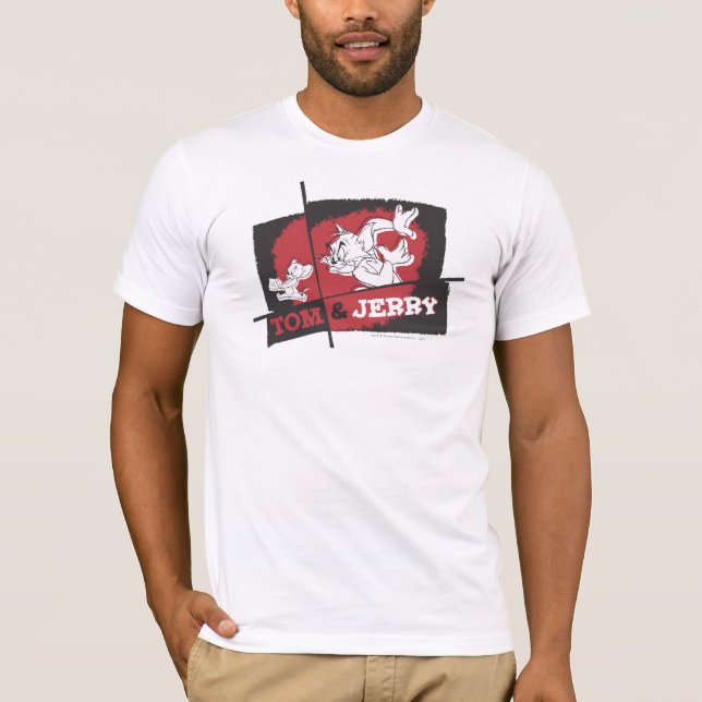 Camiseta Tom y Jerry Red y Black (Anverso)