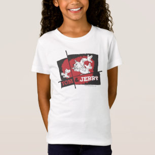 Camiseta Tom y Jerry Red y Black