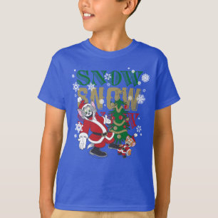 Camiseta Tom y Jerry Santas Del Árbol