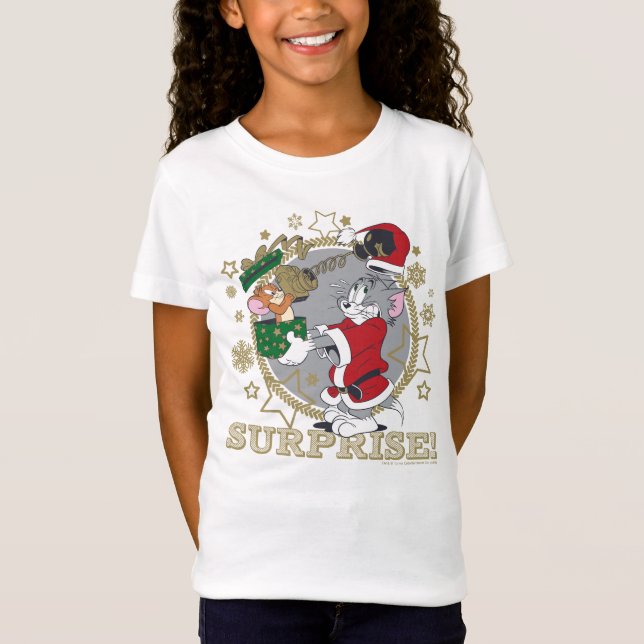Camiseta Tom y Jerry Surprise Gift (Anverso)