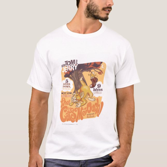 Camiseta Tom y Jerry The Cats Me-Ouch (Anverso)