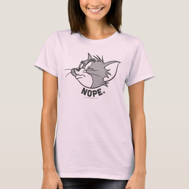 Camiseta Tom Y Jerry | Tom Dice Que No (Anverso)