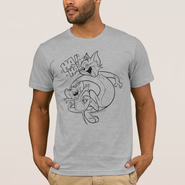 Camiseta Tom Y Jerry | Tom Y Jerry Laughing (Anverso)