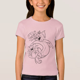 Camiseta Tom Y Jerry   Tom Y Jerry Laughing
