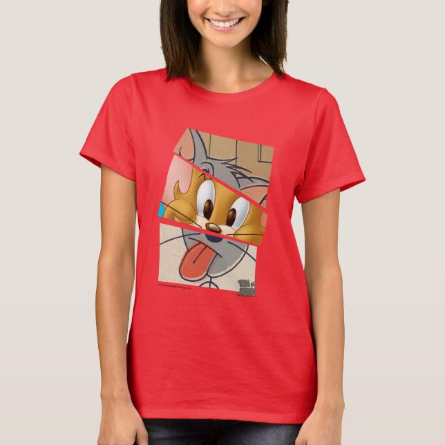 Camiseta Tom Y Jerry | Tom Y Jerry Mashup (Anverso)