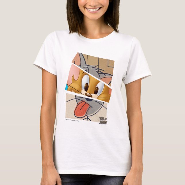 Camiseta Tom Y Jerry | Tom Y Jerry Mashup (Anverso)
