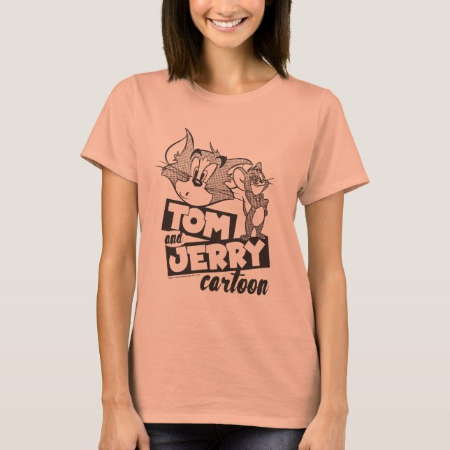 Camiseta Tom Y Jerry | Tom Y Jerry Personalizado (Anverso)