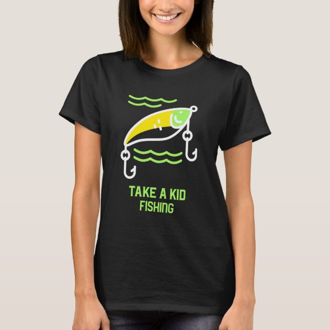 Camiseta Toma a un niño pescando (Anverso)
