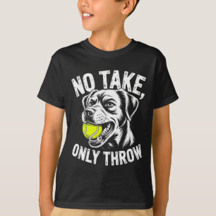 Camiseta Toma linda solo tira humor de tenis con pastor ale