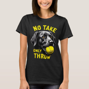 Camiseta Toma linda tira solo humor de tenis pastor alemán