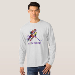 Camiseta Toma para tu cita de hockey Inspirador sobre los o