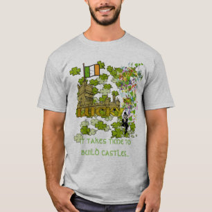 Camiseta Toma tiempo construir castillos.