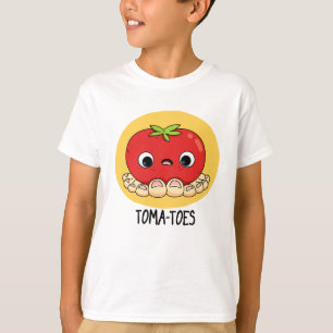 Camiseta Toma-Toes Gracioso Tomate Con Toes Pun