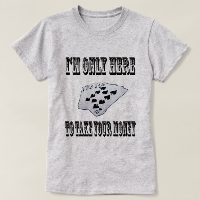 Camiseta Toma tu dinero (Diseño del anverso)