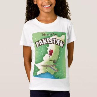 Camiseta Toma un avión cartel de viaje a Pakistán
