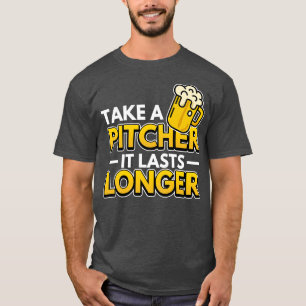 Camiseta Toma Un Pitcher Que Dura Regalos De Barman Más Lar