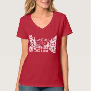 Camiseta Toma una cita de Hike en el paisaje de montaña mon