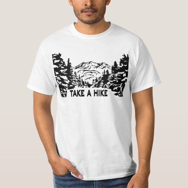 Camiseta Toma una cita de Hike en el paisaje de montaña mon (Anverso)