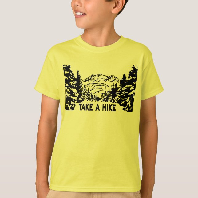 Camiseta Toma una cita de Hike en el paisaje de montaña mon (Anverso)