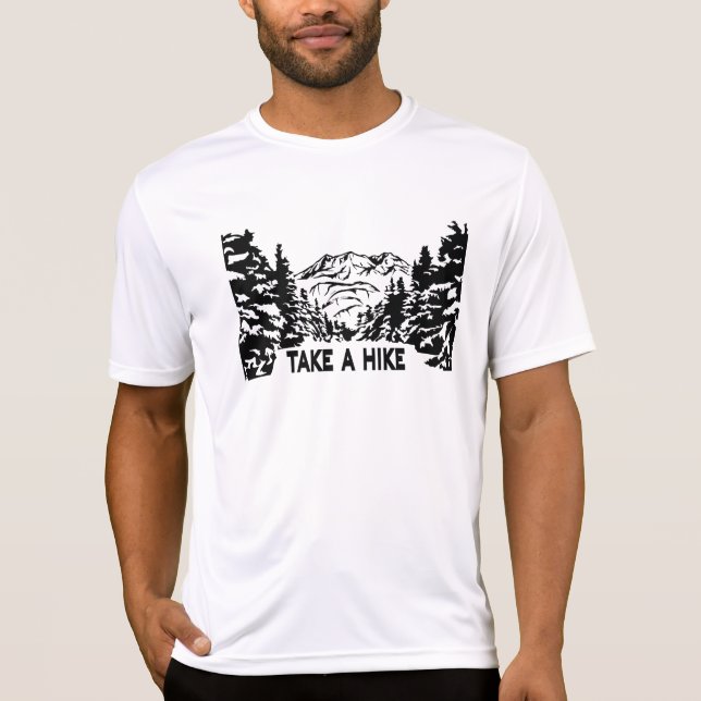 Camiseta Toma una cita de Hike en el paisaje de montaña mon (Anverso)