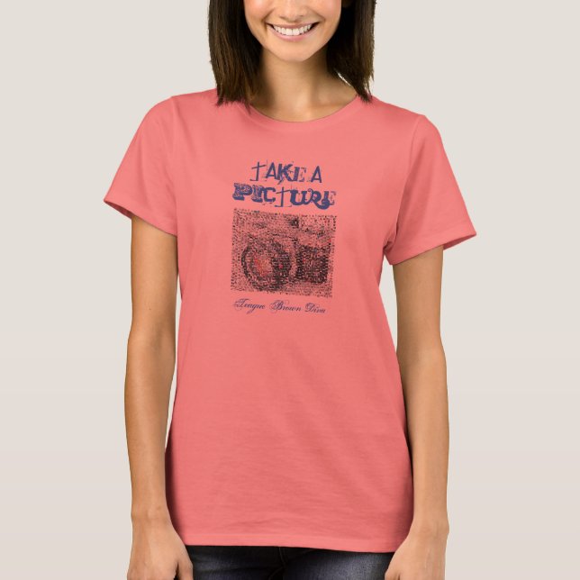 CAMISETA TOMA UNA FOTO (Anverso)