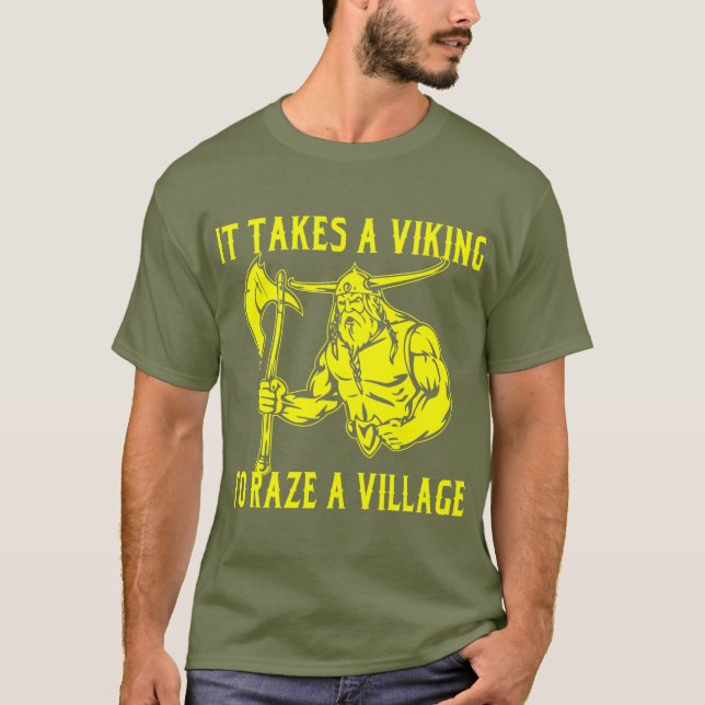 Camiseta Toma Viking para raze un pueblo # (Anverso)