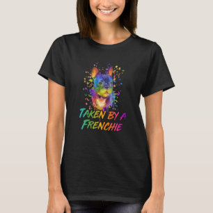 Camiseta Tomada por un perro de rescate francés Bulldog Ado