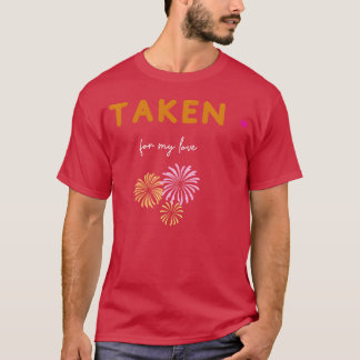 Camiseta Tomado por mis amigos del amor