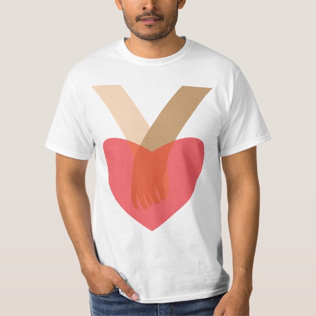 Camiseta Tomados de la mano (Anverso)