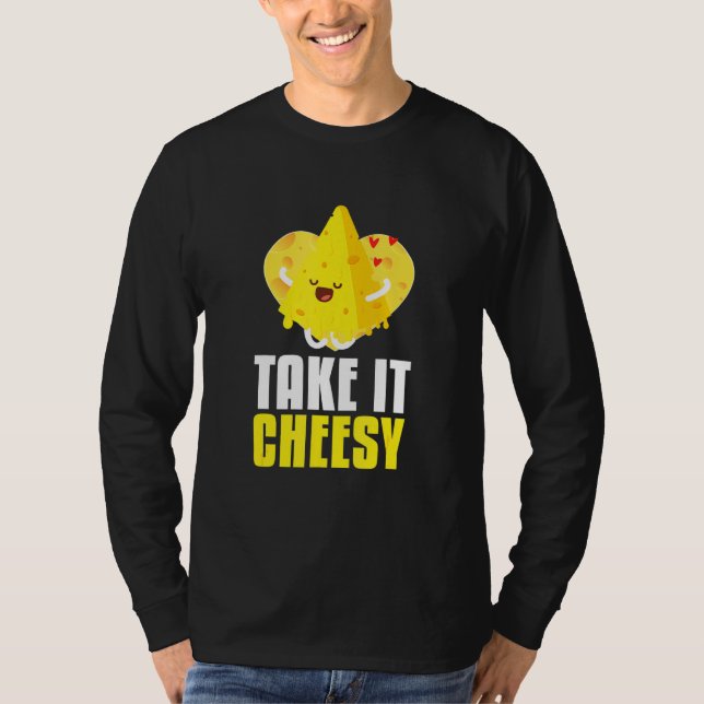 Camiseta Tómalo Alegre Leche Comida Queso Leche Cocina Lech (Anverso)