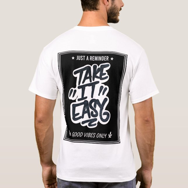 Camiseta Tómalo con Calma Graffiti  (Reverso)