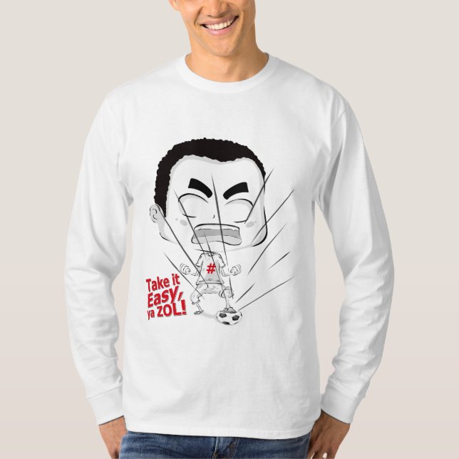 Camiseta tómalo con calma ya zol (Anverso)