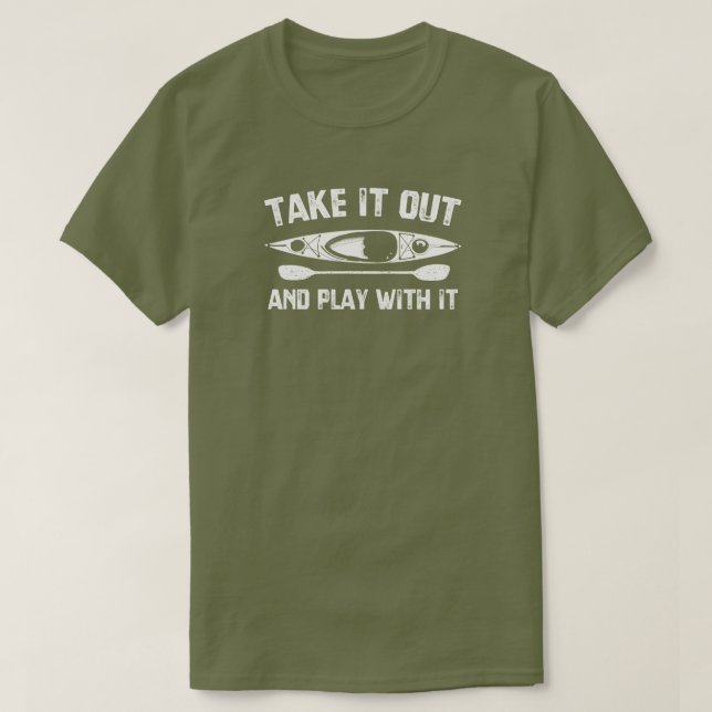 Camiseta Tómalo Y Juega Con Kayak (Diseño del anverso)