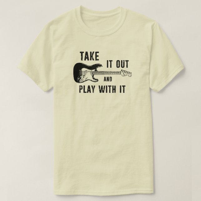 Camiseta Tómalo Y Toca Con Él Guitarra (Diseño del anverso)