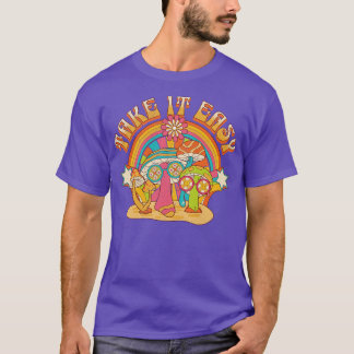 Camiseta Tomar Con Facilidad Hippie Mushrooms Psicodelage