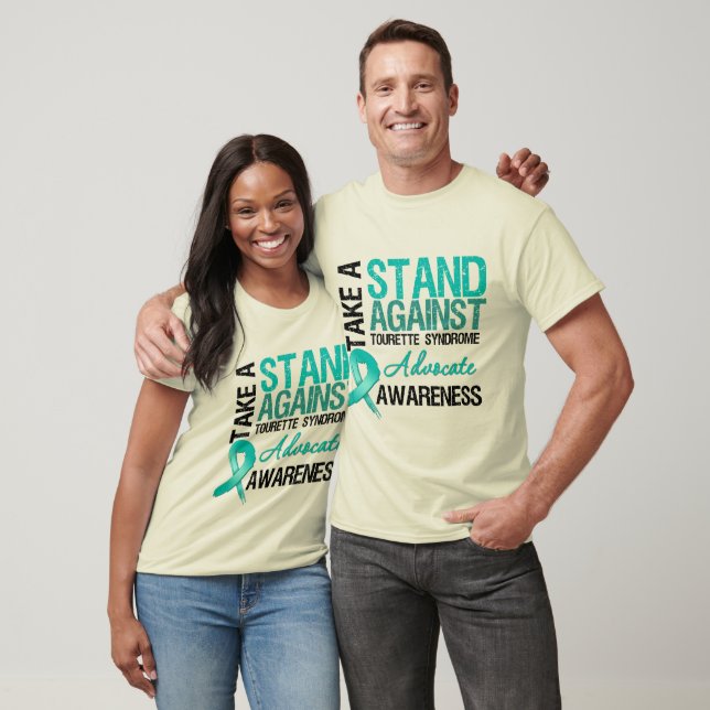 Camiseta Tomar posición contra el síndrome de Tourette (Unisexo)