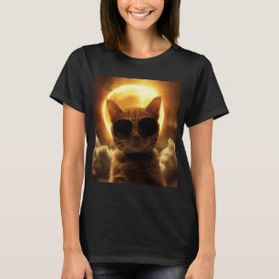 Camiseta Tomar Un Selfie Con Eclipse Solar Usando Sombrilla