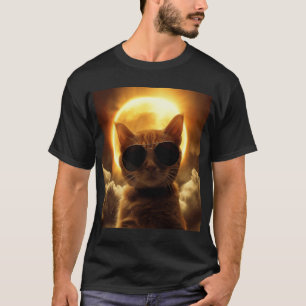 Camiseta Tomar Un Selfie Con Eclipse Solar Usando Sombrilla