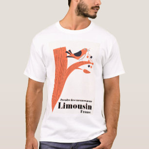 Camiseta Tomar unas vacaciones a Limousin Francia .