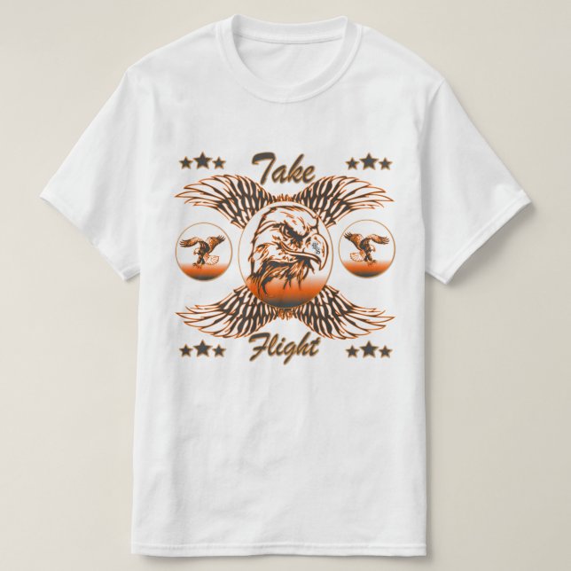Camiseta Tomar vuelo (alternativo) (Diseño del anverso)