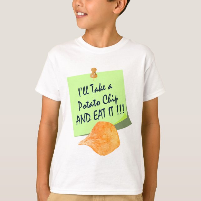 Camiseta Tomaré un Chip de Papa y lo comeré (Anverso)