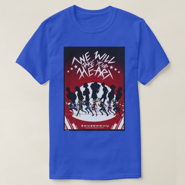 Camiseta Tomaremos su corazón (Diseño del anverso)