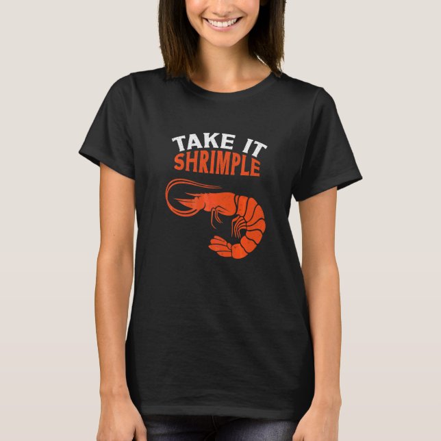 Camiseta Tomarlo Camarones Simples Mariscos (Anverso)