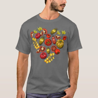 Camiseta Tomate Amo Vegetable Jardinero Tomate de jardinerí